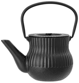 Liatinová kanvica na čaj amanda 850 ml čierna MUZZA