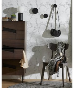 Čierne nástenné drevené háčiky v súprave 3 ks Nadua – Kave Home