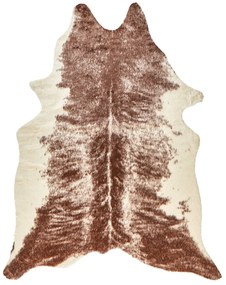 Koberec z umelej kožušiny 130 x 170 cm hnedý ZEIL Beliani