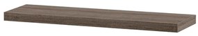 BONTEC Polička, mdf, čierna, P-005 BK Farba: Šedá