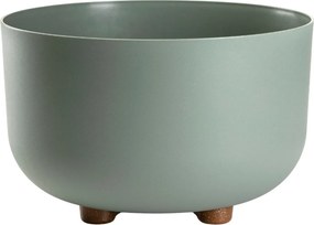 PLASTOVÝ KVETINÁČ TERRA 27X17 CM MÄTOVÁ