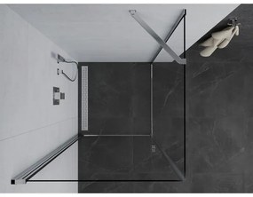 Mexen Pretoria sprchovací kút 70x70cm, 6mm sklo, chrómový profil-číre sklo, 852-070-070-01-00
