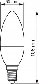 LED žiarovka Corepro Philips Premium E14 - 5W - 470 Lm - teplá biela