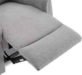 Polohovacie kreslo sivé TV-916 SIL2
