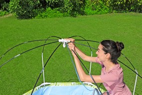 LEAN Detský rámový záhradný bazén 244x51 cm - zelená