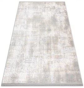 Moderný koberec TULS štrukturálny, strapce 51231 Vintage slonová kosť / sivá Veľkosť: 200x290 cm