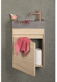 Kúpeľňová skrinka pod umývadlo Differnz Hura L dub prírodný 39,5x52x21,5 cm
