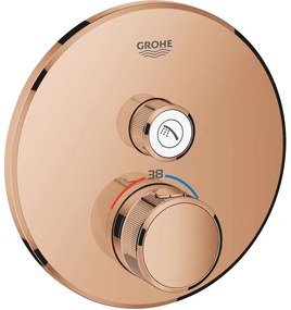 GROHE Grohtherm SmartControl termostatická batéria pod omietku, pre 1 výstup, Warm Sunset, 29118DA0