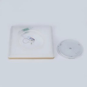 Brilagi - LED Kúpeľňové svietidlo ULTRA SLIM LED/18W/230V 30x30 cm zlaté IP54