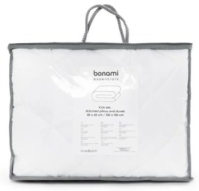 Celoročný detský set prikrývky a vankúša do detskej postieľky 100x135 cm Stitched – Bonami Essentials