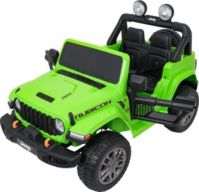 Ramiz Jeep Wrangler Rubicon LIFT elektrické autíčko pre deti zelené