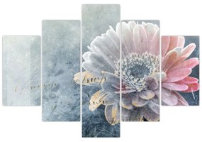 Obraz - Zimný kvet (150x105 cm)
