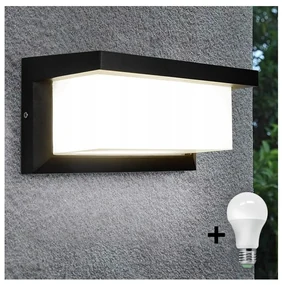 BOWI LED Vonkajšie svietidlo so žiarovkou so senzorom súmraku NEELY 1xE27/9W/230V IP54 LEDBW0332C