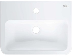 GROHE Start Edge závesné umývadielko s otvorom, s prepadom, 450 x 350 mm, alpská biela, 39953000