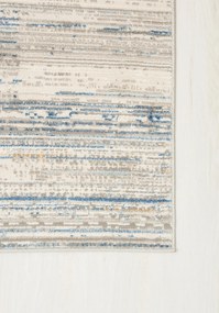 TA Koberec G498B WHITE/D_BLUE PORTLAND HIL Biely Obdĺžnikový Rozmer: 120x170 cm