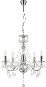 Toolight Toolight, stropné svietidlo 5xE14, EBT014-5CP, chróm, OSW-01249