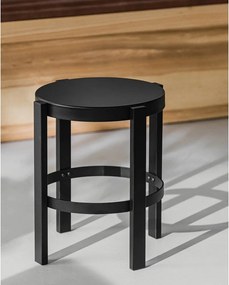 Čierna oceľová stolička Doon – noo.ma