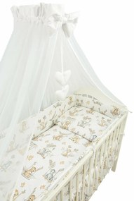 7-dielna posteľná bielizeň, Zvieratká BOHO