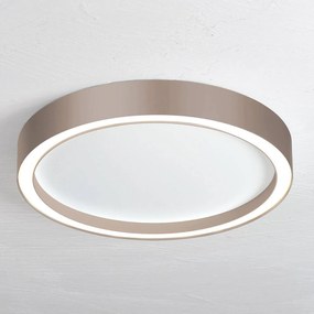 Bopp Aura stropné LED svietidlo Ø 55cm biele/taupe