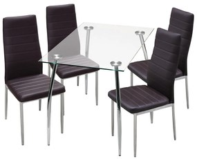 idea Jedálenská zostava stôl a stoličky GRANADA