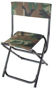 Verk 01671 Kempingová skladacia stolička 2 v 1 maskáč