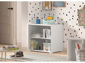 Biela detská knižnica 68x62x43 cm Sam – Vipack