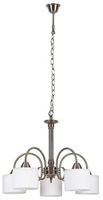 Rabalux 7276 - Luster EDITH 5xE27/60W/230V bronzová