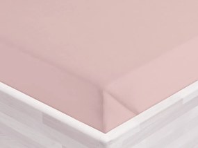 Biante Bavlnené prestieradlo/plachta Torino TON-005 Svetlo ružové 120 x 200 cm