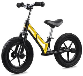 Tiny Bike Detské odrážadlo gumové kolesá čierno-žlté