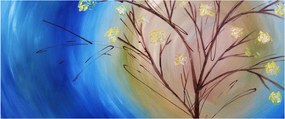 Obraz - Strom zakrývajúci slnko (120x50 cm)