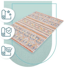 Obojstranný koberec Echo Etno Multi