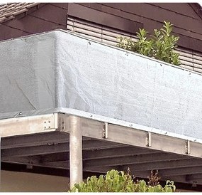 Biela plastová balkónová zástena 300x90 cm - Garden Pleasure