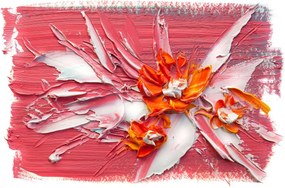 Fototapeta - Olejové kvety (152,5x104 cm)