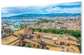 Nástenný panel  Španielsko Port pobreží mesto 100x50 cm