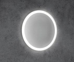 Aqualine Sapho, NOA guľaté zrkadlo s LED osvetlením, priemer 60cm, OM260