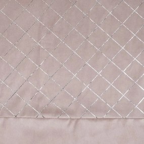 Moderný záves v púdrovej farbe so zavesením na kruhy 140 x 250 cm