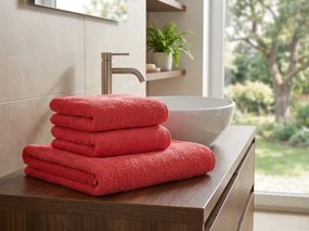 Uterák NORIELLE 50x90 cm červený, 100% bavlna