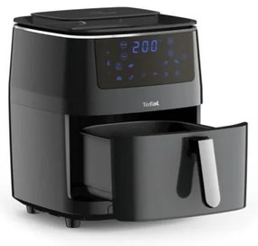 Čierna teplovzdušná fritéza EASY FRY&amp;GRILL STEAM+ FW201815 – Tefal