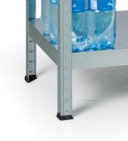 Kovona System Kovový regál, 130 kg, 1800 x 900 x 400 mm, 5 políc, pozink