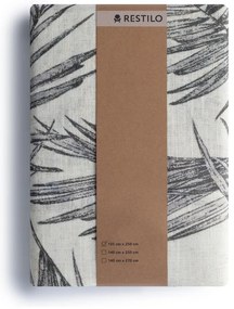 Sivý/krémovobiely záves 135x250 cm Palmera – Restilo