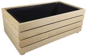 AMADEA Dřevěný designový vyvýšený záhon, 76x43,6x29,5cm