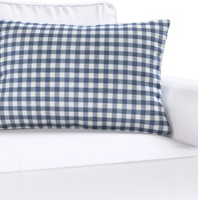 Karin - jednoduchá obliečka, 60x40cm farba produktu tmavomodrá látka vzorované
