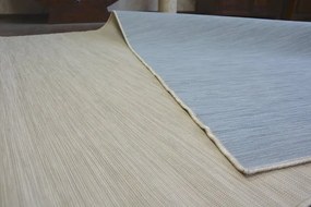 Exteriérový Obojstranný Koberec SIZAL DOUBLE 29201/035 melanž modrý/melanž béž