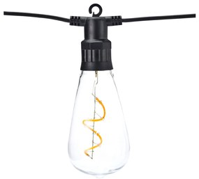 Svetelná reťaz s LED žiarovkami s vláknom