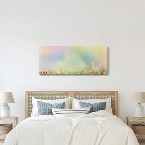 Obraz - Maľovaná lúka 2 (120x50 cm)