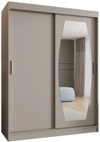 Šatníková skriňa 150 cm Rosaria (kašmír). Akcia -65%. Vlastná spoľahlivá doprava až k Vám domov. 1126299