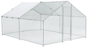 InternetovaZahrada Vonkajšia klietka pre sliepky - 3x4x2m