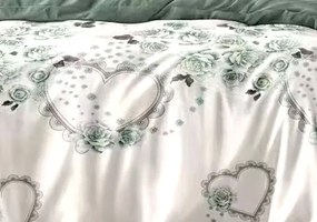 Obliečky VARMA HEARTS 7-dielna sada 140x200 cm