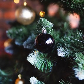 Vianočné gule KL-21X04 čierne (100 ks)