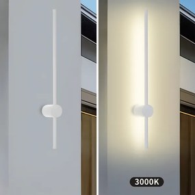 BRILAGI - LED vonkajšie nástenné svietidlo AURA LED/12W/230V 3000K IP54 65 cm biele CRI 90
